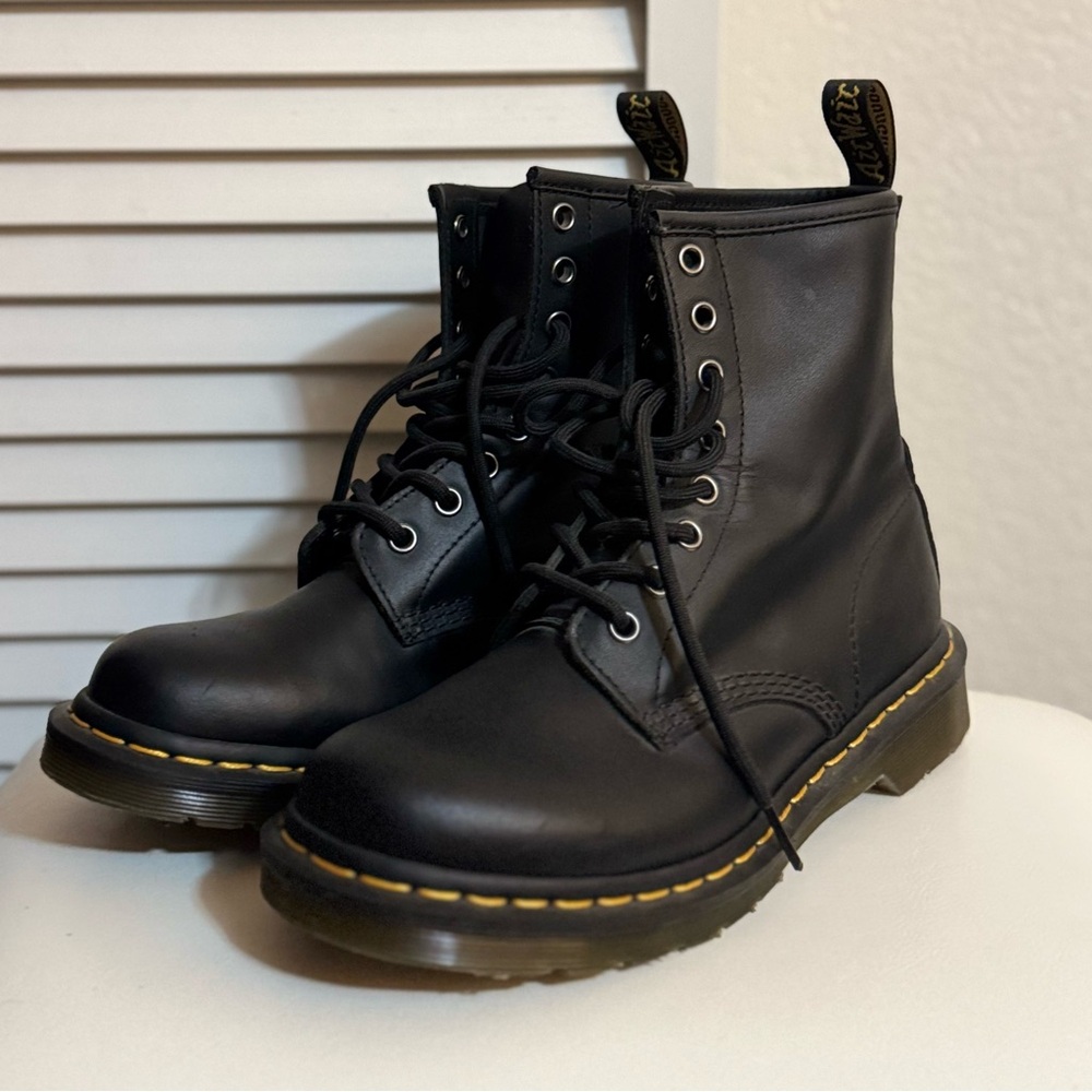 Black Dr. Martens 1460 Leather Boots
